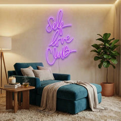 Self Love Club Led Neon Sign Light