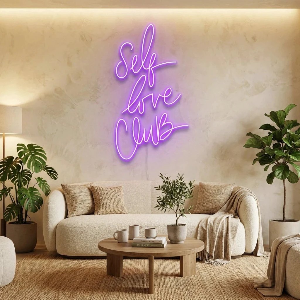 Self Love Club Led Neon Sign Light