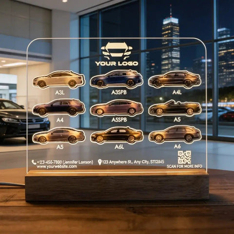 Custom 3D LED Car Night Light SGTN021