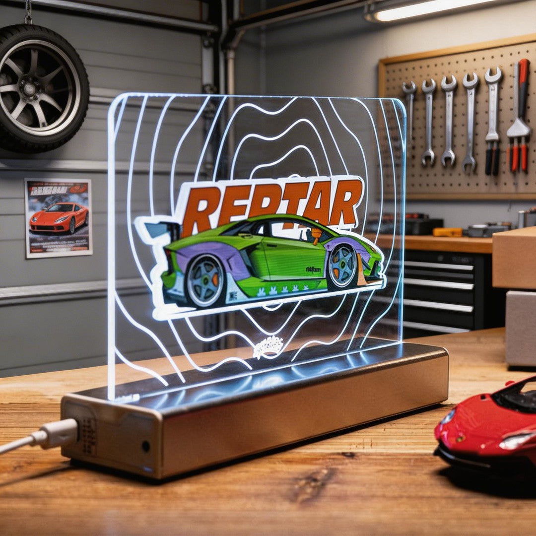 Custom 3D LED Modified Car Night Light SGTN037
