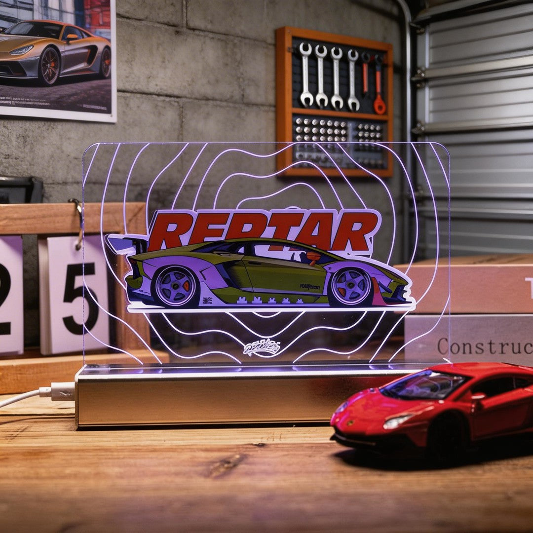 Custom 3D LED Modified Car Night Light SGTN037