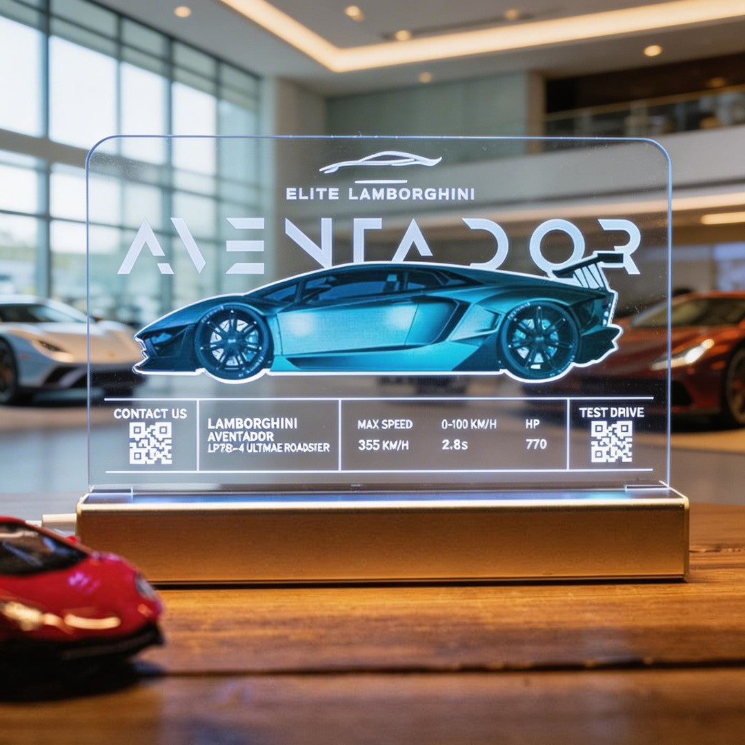Custom 3D LED Car Night Light SGTN039