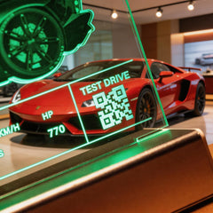 Custom 3D LED Car Night Light SGTN039
