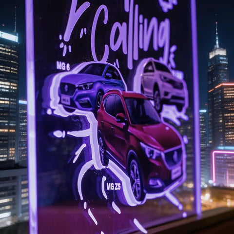 Custom 3D LED Car Night Light SGTN040