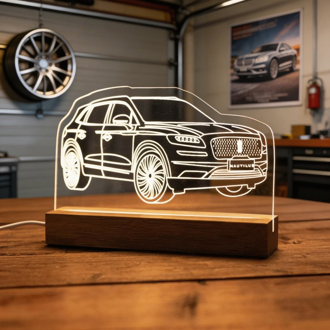 Custom 3D LED Car Night Light SGTN041