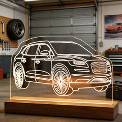 Custom 3D LED Car Night Light SGTN041