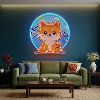 Shiba Mountain LED Neon Sign Light Pop Art