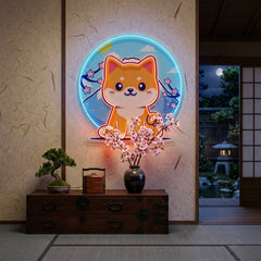 Shiba Mountain LED Neon Sign Light Pop Art