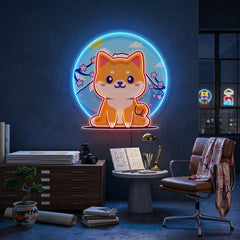 Shiba Mountain LED Neon Sign Light Pop Art