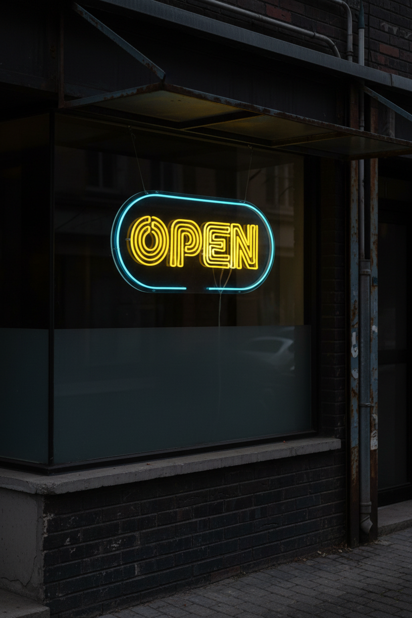 Custom Open Neon Sign for Shop Decor Wall Decor Art