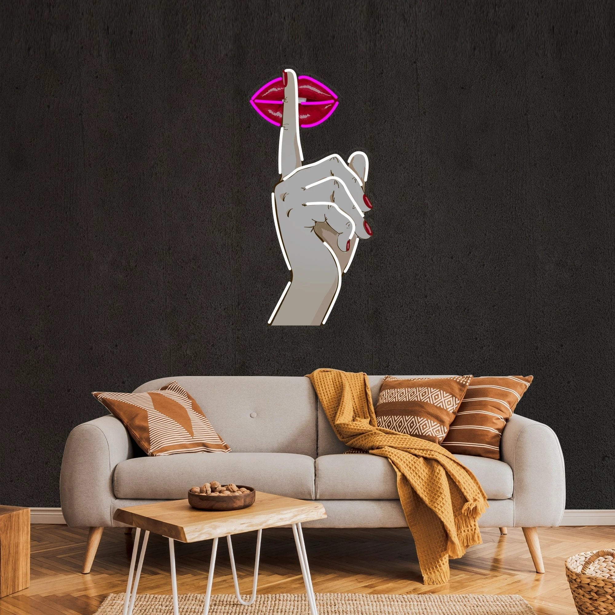 Shut Up Artwork Led Neon Sign Light