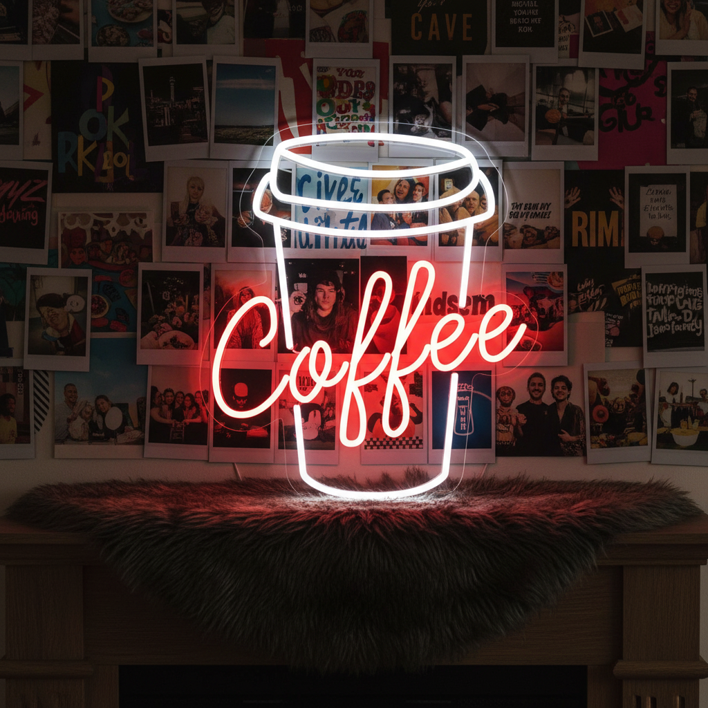 Coffee Led Neon Sign for Bar Decor - VN03 - Customneonstudio