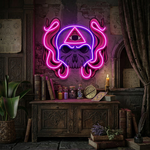 Skull Soul LED Neon Sign Light Pop Art