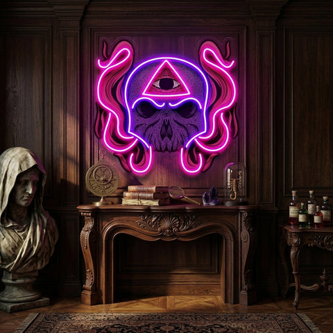 Skull Soul LED Neon Sign Light Pop Art