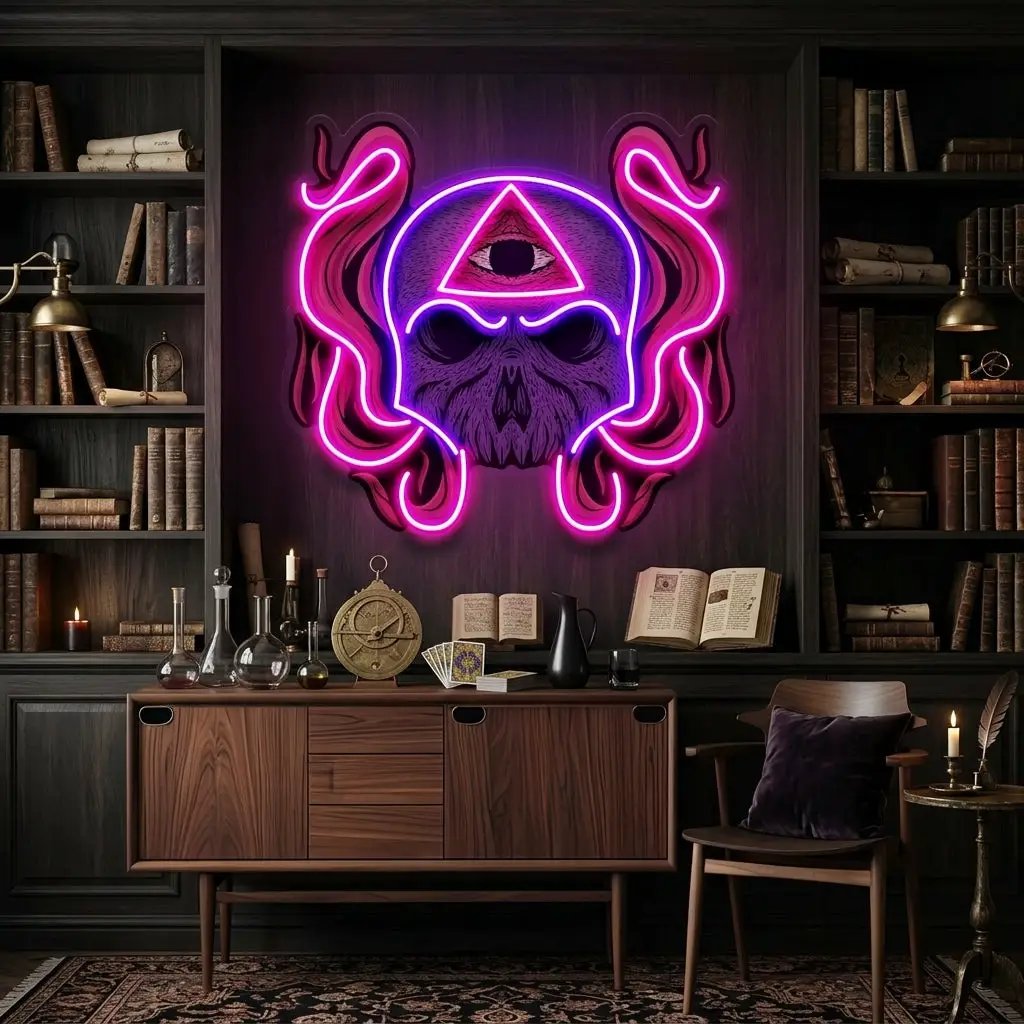 Skull Soul LED Neon Sign Light Pop Art