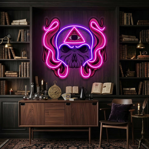 Skull Soul LED Neon Sign Light Pop Art