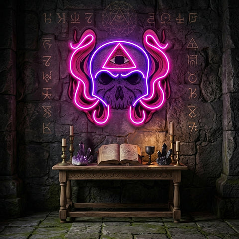 Skull Soul LED Neon Sign Light Pop Art