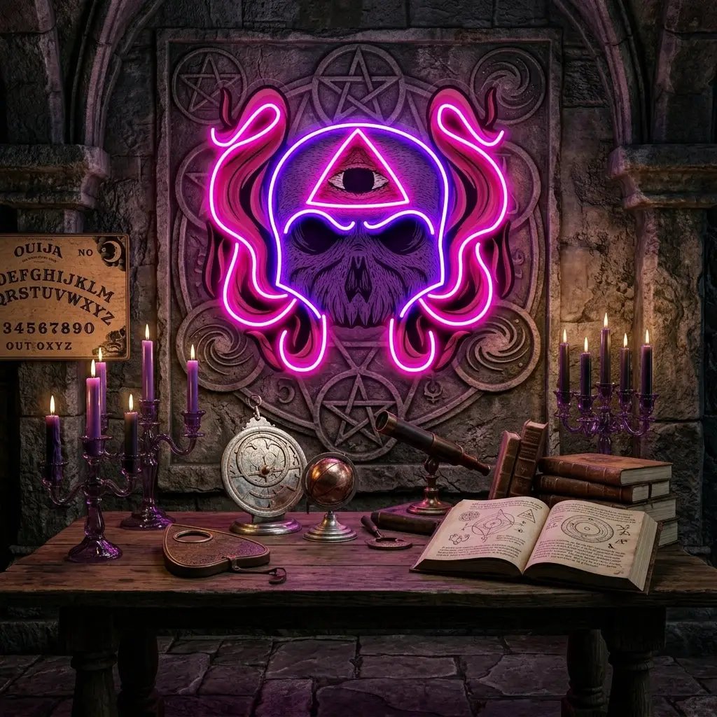 Skull Soul LED Neon Sign Light Pop Art