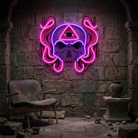 Skull Soul LED Neon Sign Light Pop Art