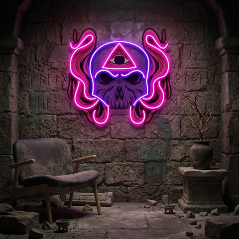 Skull Soul LED Neon Sign Light Pop Art