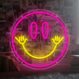 Smiley Face Neon Sign Led Neon Light for Wall Decor - VN03 - Customneonstudio