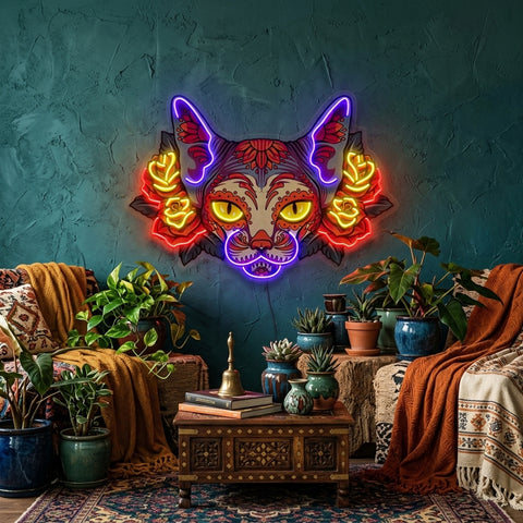 Sphynx LED Neon Sign Light Pop Art