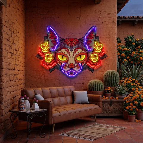 Sphynx LED Neon Sign Light Pop Art