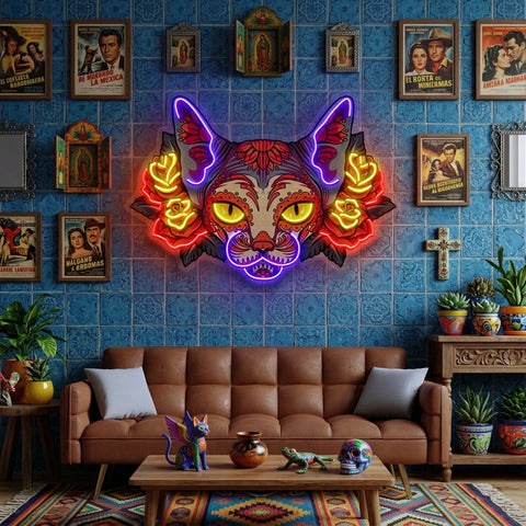 Sphynx LED Neon Sign Light Pop Art