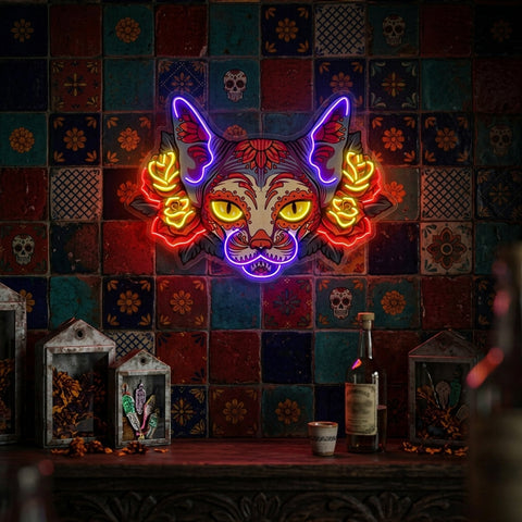 Sphynx LED Neon Sign Light Pop Art