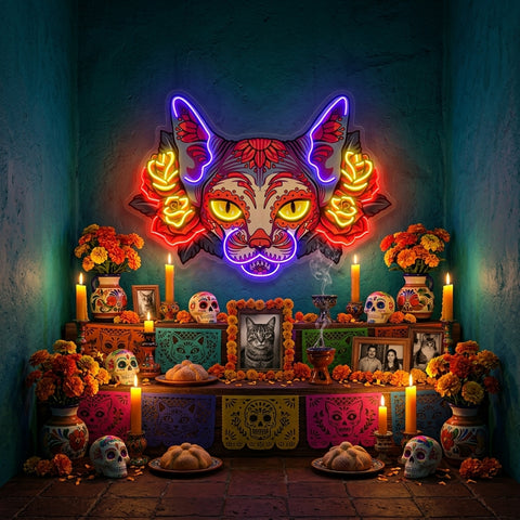 Sphynx LED Neon Sign Light Pop Art
