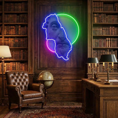 Statue man Neon Artwork Led Neon Sign Light