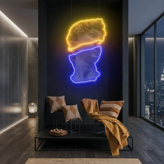 Statue Of David Neon Artwork Led Neon Sign Light