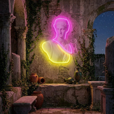 Statue of Woman Neon Artwork Led Neon Sign Light