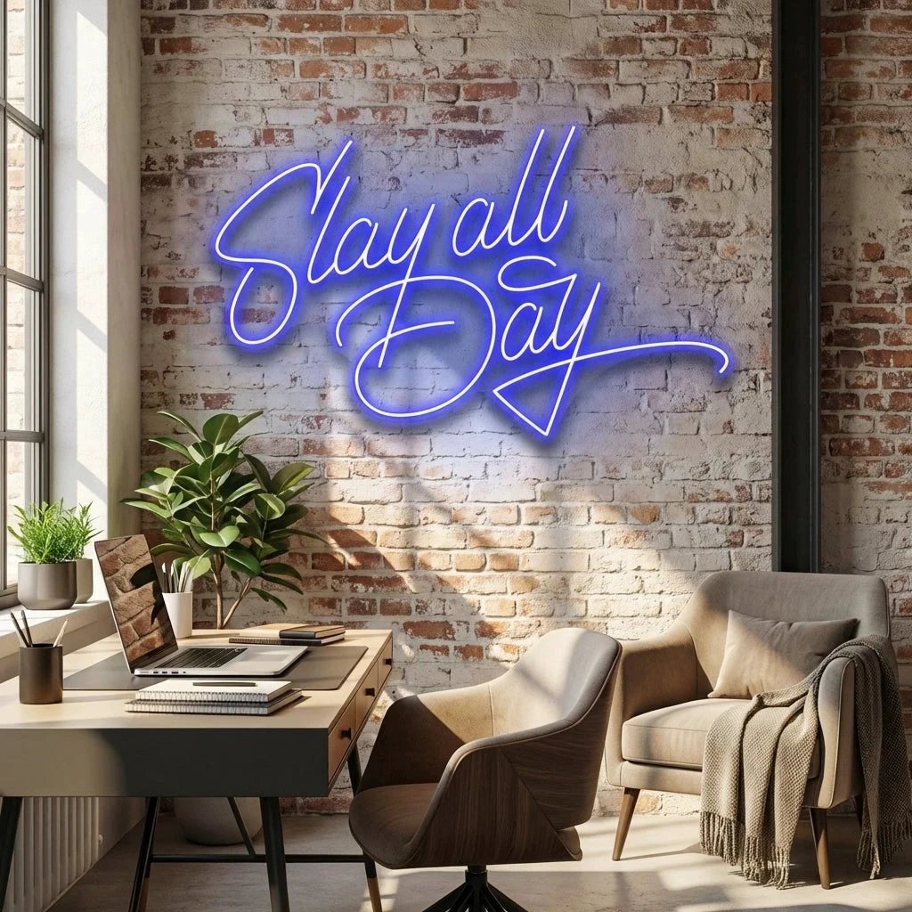 Stay All Day Led Neon Sign Light