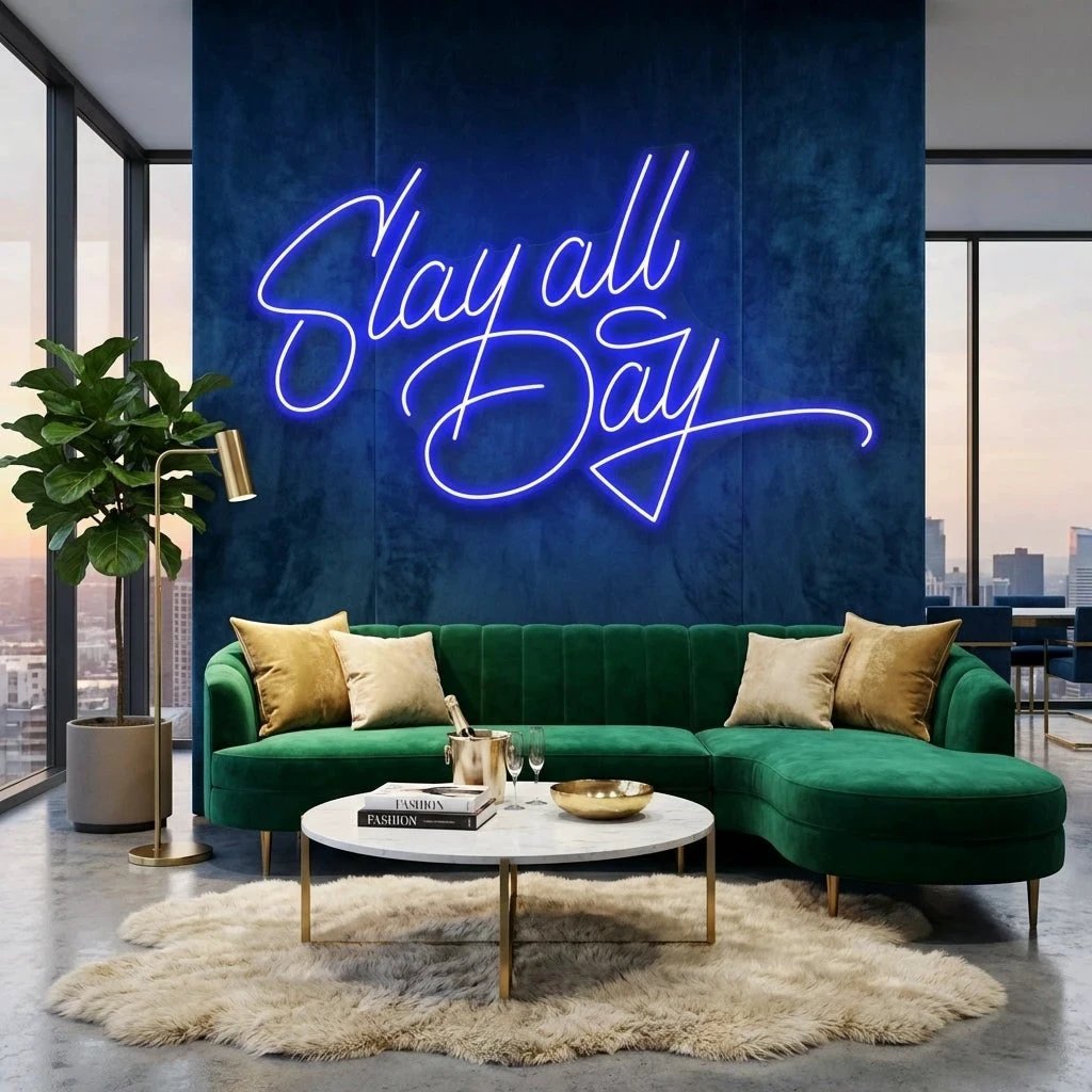 Stay All Day Led Neon Sign Light