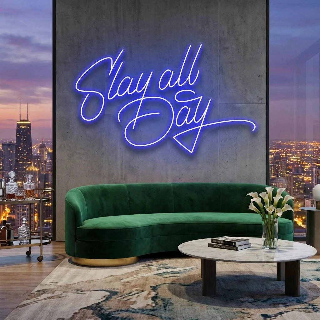 Stay All Day Led Neon Sign Light
