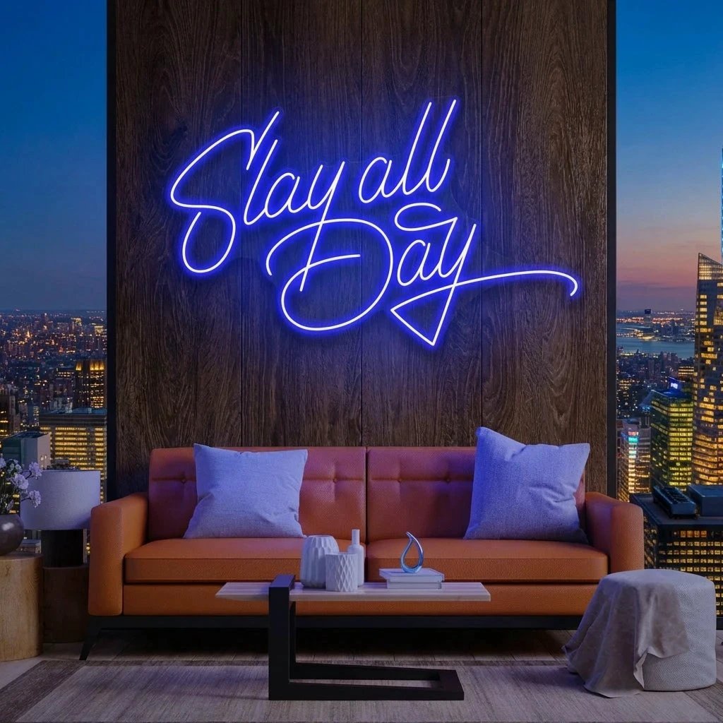 Stay All Day Led Neon Sign Light
