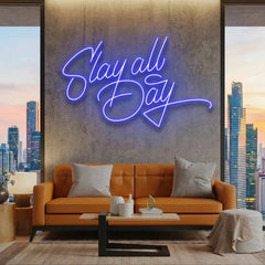 Stay All Day Led Neon Sign Light