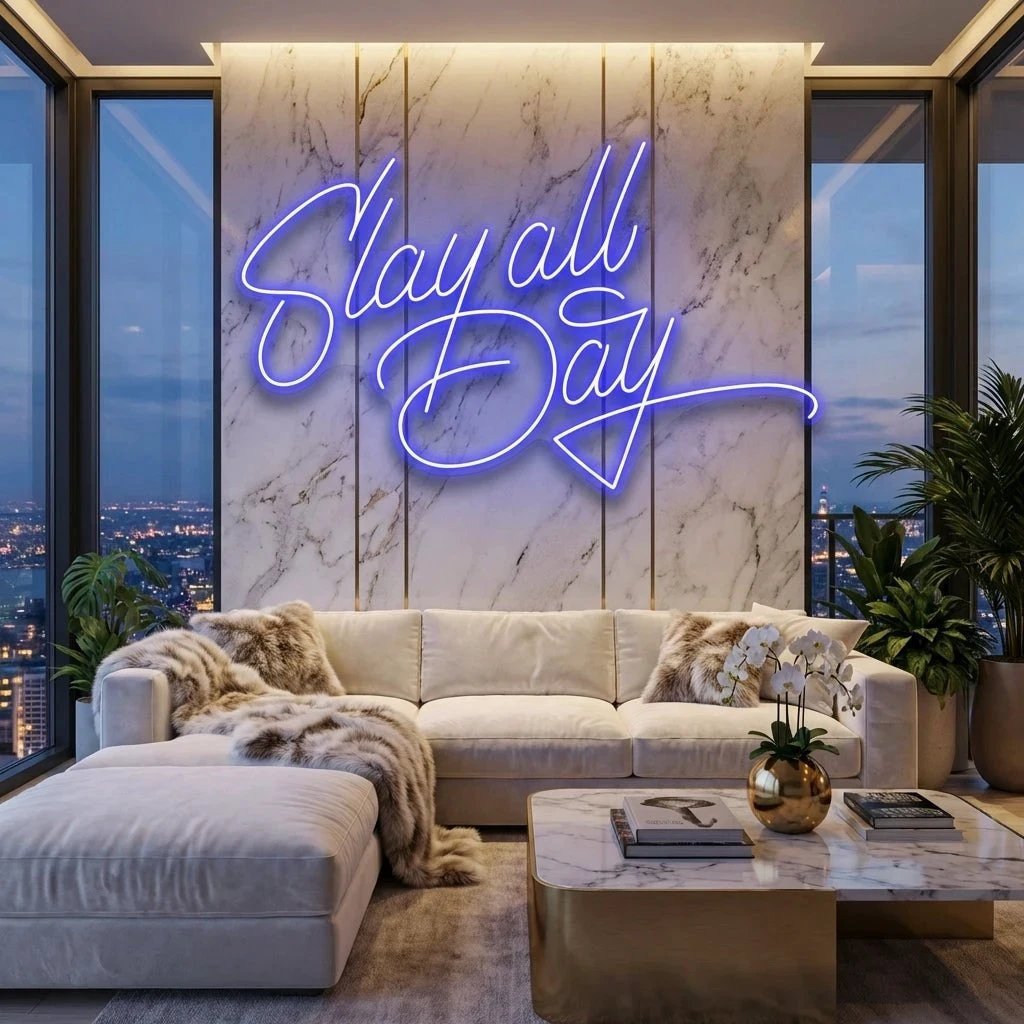 Stay All Day Led Neon Sign Light