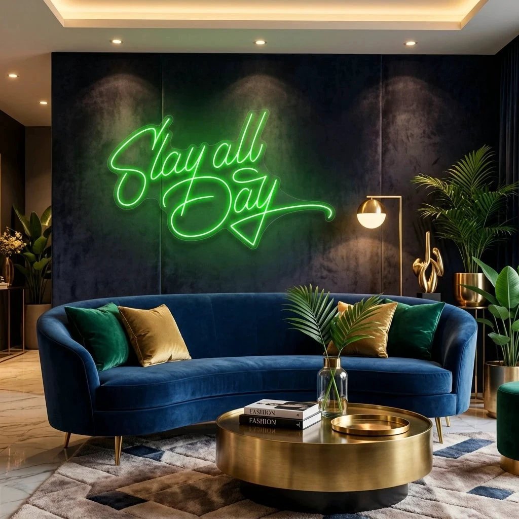 Stay All Day Led Neon Sign Light