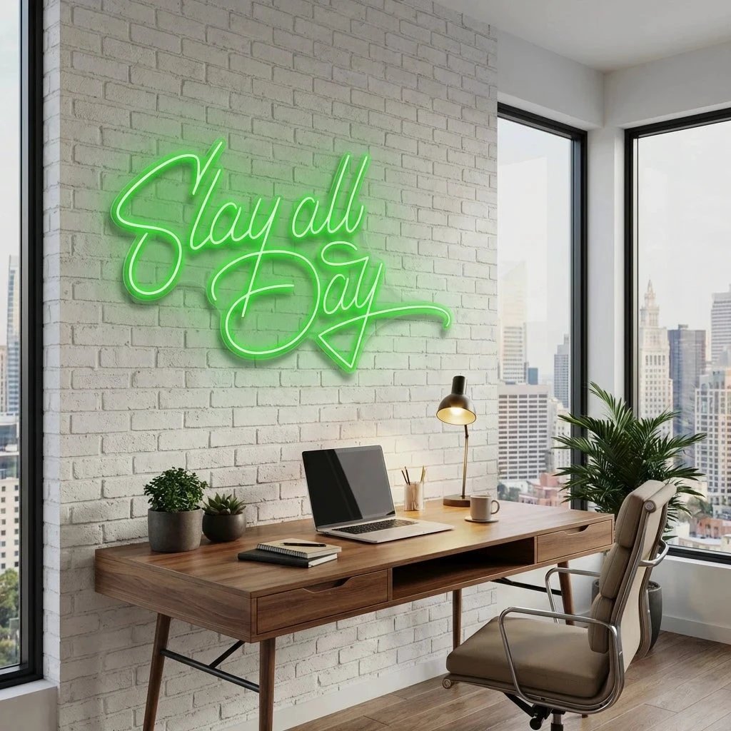 Stay All Day Led Neon Sign Light
