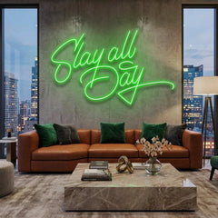 Stay All Day Led Neon Sign Light