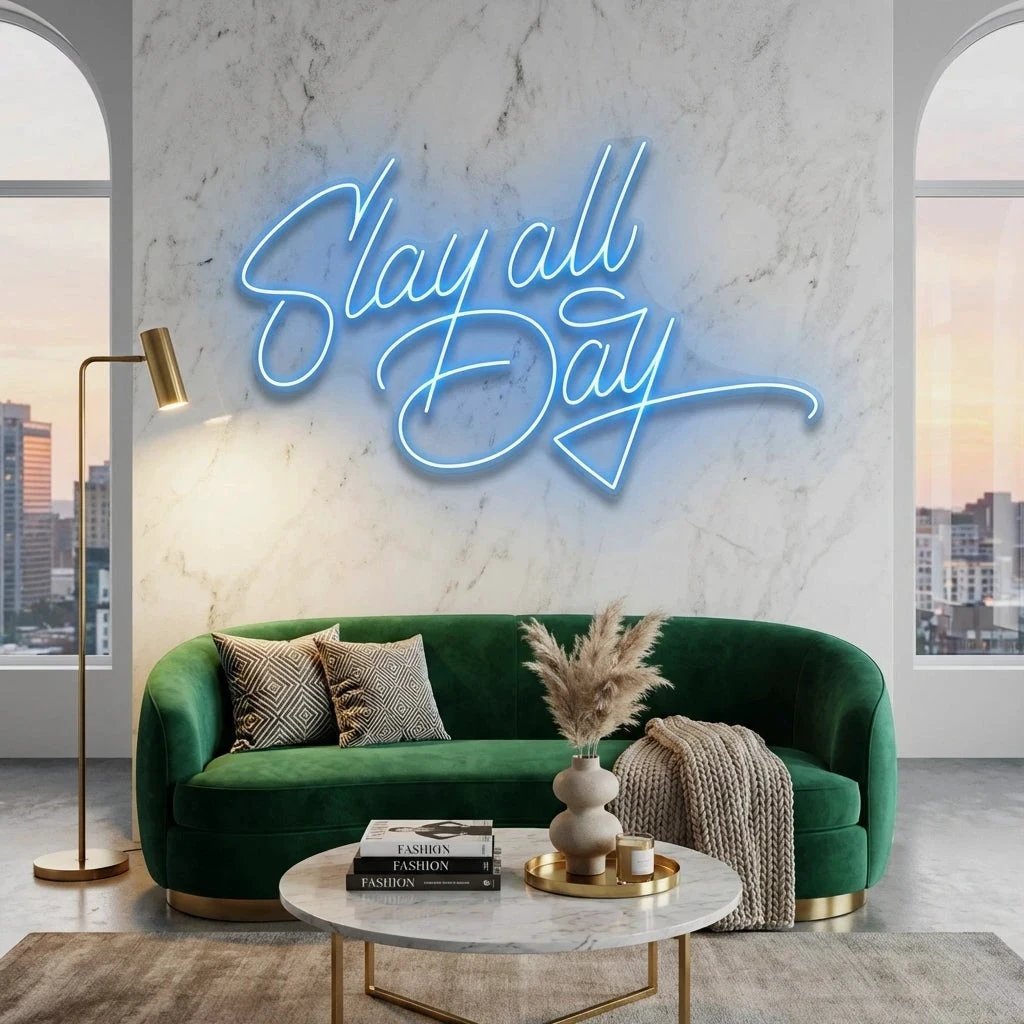 Stay All Day Led Neon Sign Light