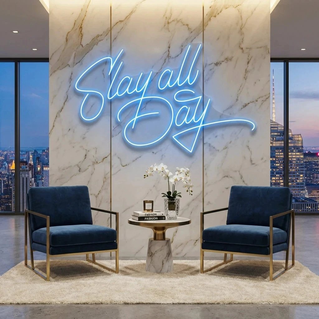 Stay All Day Led Neon Sign Light