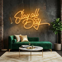 Stay All Day Led Neon Sign Light