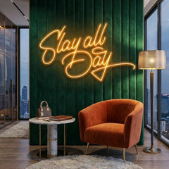 Stay All Day Led Neon Sign Light
