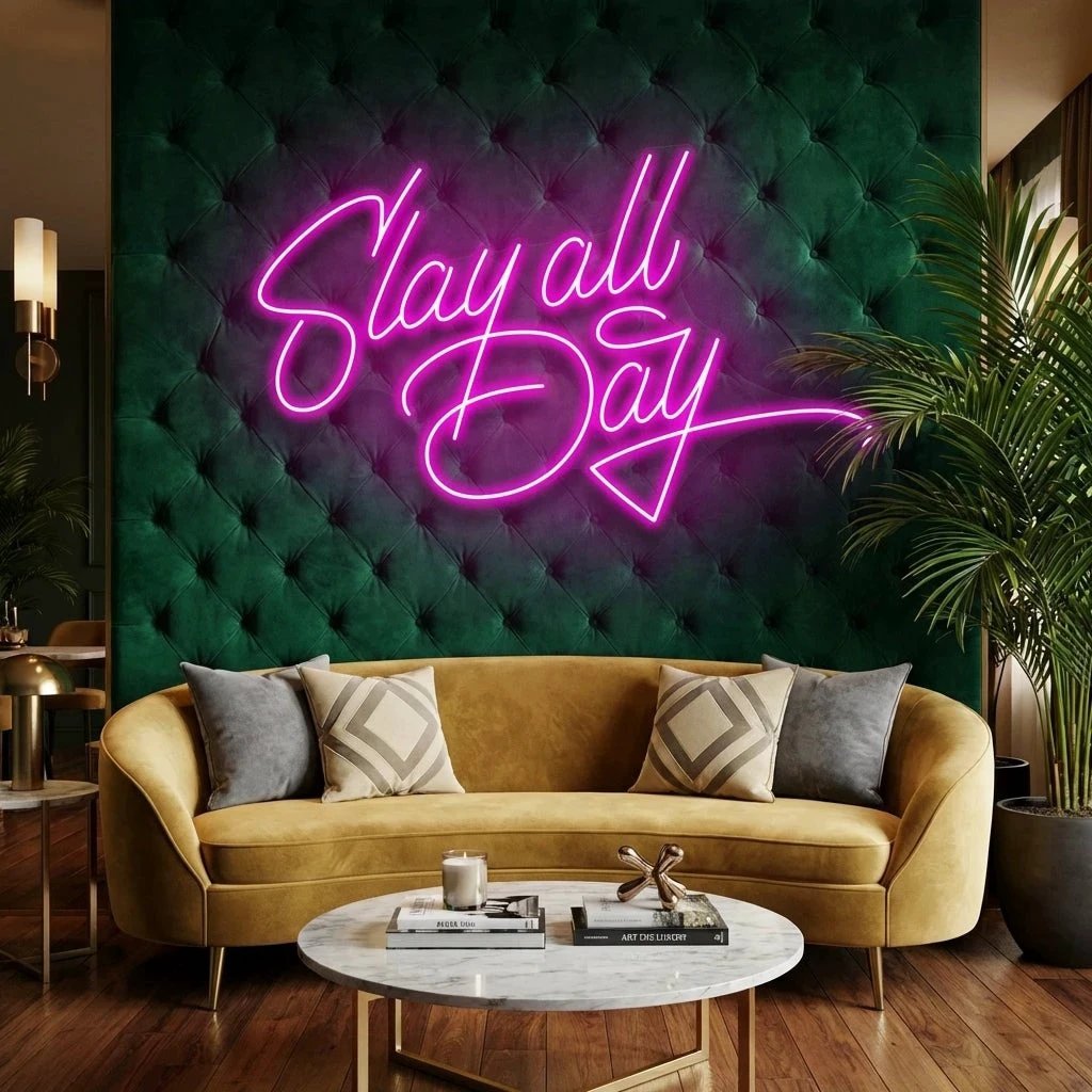 Stay All Day Led Neon Sign Light