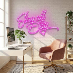 Stay All Day Led Neon Sign Light