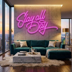 Stay All Day Led Neon Sign Light