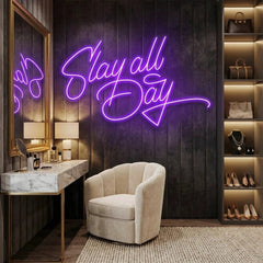 Stay All Day Led Neon Sign Light